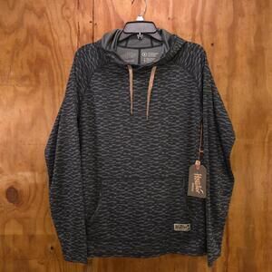 Howler Brothers Canyon Distortion Hoodie Yellow Size S Loggerhead NWT -DAD DENIM